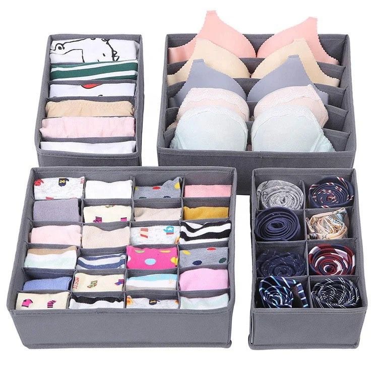 OrgaBox 4 - Organizador De Ropa Interior COMPRE 1 Y RECIBA 4 💥 - ¡4 Compartimentos Individuales! - Bora De Compras