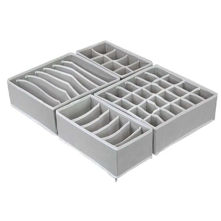 OrgaBox 4 - Organizador De Ropa Interior COMPRE 1 Y RECIBA 4 💥 - ¡4 Compartimentos Individuales! - Bora De Compras