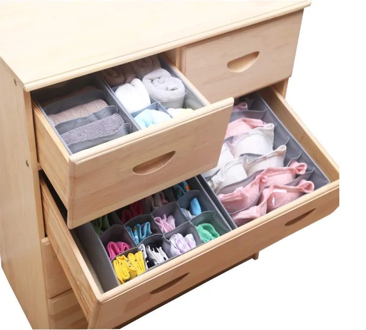 OrgaBox 4 - Organizador De Ropa Interior COMPRE 1 Y RECIBA 4 💥 - ¡4 Compartimentos Individuales! - Bora De Compras