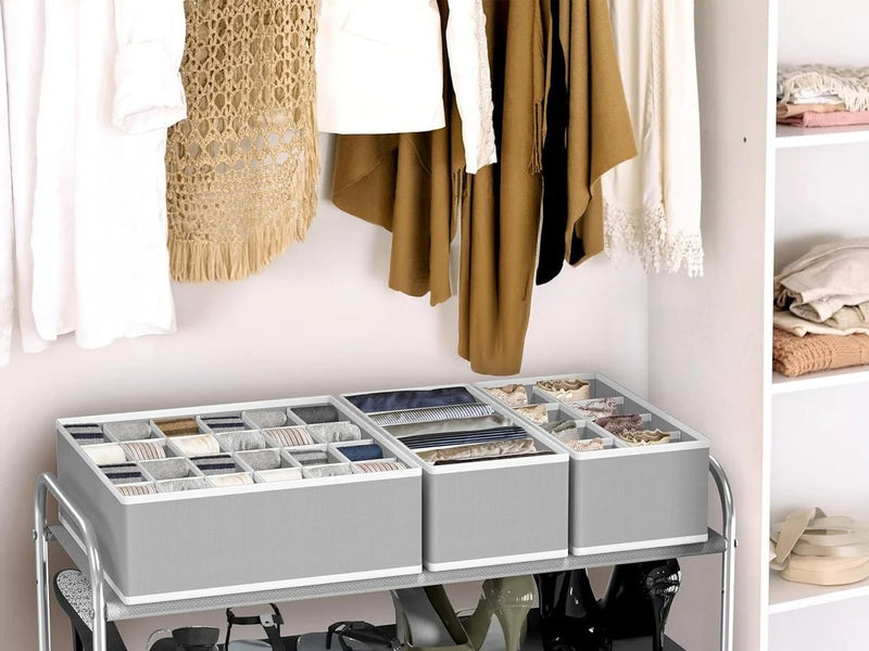 OrgaBox 4 - Organizador De Ropa Interior COMPRE 1 Y RECIBA 4 💥 - ¡4 Compartimentos Individuales! - Bora De Compras