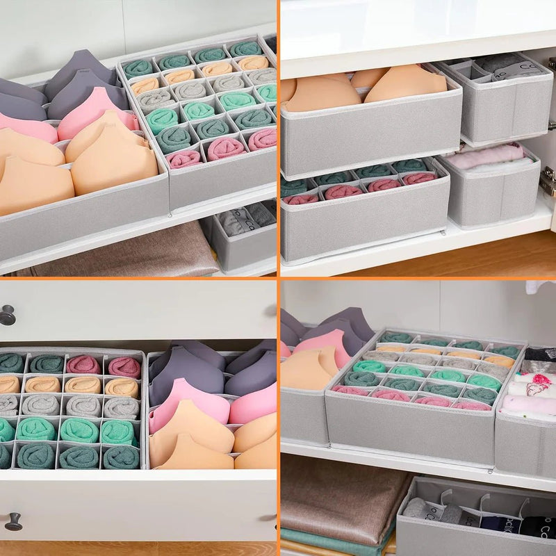 OrgaBox 4 - Organizador De Ropa Interior COMPRE 1 Y RECIBA 4 💥 - ¡4 Compartimentos Individuales! - Bora De Compras